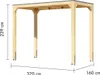 Grillküchenunterstand Holzpavillon Grillpavillon Unterstand Produktbild-Vorschau 3