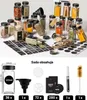 set di 36 barattoli ermetici per spezie da 120 ml con Anteprima dell’immagine prodotto 2