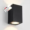 Grafner® Aluminium Wandlampe 37SQWB-2 schwarz Wandleuchte Produktbild-Vorschau 1