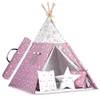 Nukido 740023 Kindertent met lichtjes - roze met sterren Productafbeelding-voorbeeld 26