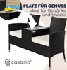 CASARIA® Gartenbank Sitzbank inkl. Auflagen Wetterfest Produktbild-Vorschau 7