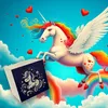 Schlafendes Einhorn Spardose aus Holz Produktbild-Vorschau 6