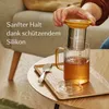 Cosumy Teetasse mit Deckel und Sieb 450ml Grün Produktbild-Vorschau 2