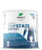 A product shot of a supplement container with a graphic of a human torso. Produktbild-Vorschau