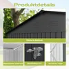 HOMAVO Gerätehaus Metall mit Pultdach, Gartenhaus Metall Produktbild-Vorschau 3