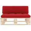 Outdoor-Mittelsofa Paletten Imprägniertes Kiefernholz Produktbild-Vorschau 3