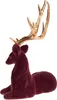 Rentier Velours Dekorative Figur Für Weihnachten Produktbild-Vorschau 6
