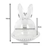 Clayre & Eef Glocke Kaninchen Ø 14x16 cm Glas Produktbild-Vorschau 2