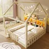Letto per bambini Merax 140x190 cm, con sponde, striscia Anteprima dell’immagine prodotto 4