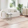 vidaXL Innen- und Außenteppich PALMERAS Beige 200 x 200 cm Produktbild-Vorschau 2