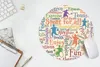 MuchoWow® Mauspad Mousepad Muster - Sport - Alphabet - Produktbild-Vorschau 5