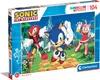 CLEMENTONI Puzzle Sonic 104 Teile Produktbild-Vorschau 1