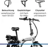 Zündapp Z120 20 Zoll E Bike Faltrad für Damen Herren 150 - Produktbild-Vorschau 4