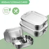 Jopassy 800+1200ml obedový box bez plastu Obedový box bez Náhľad obrázku produktu 1