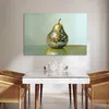 Leinwand Bilder 120x80 cm - Disco - Birne - Grün, Produktbild-Vorschau 3