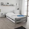 Postel Emily 90 x 200 cm, bílá Rošt: S laťkovým roštem, Náhled obrázku produktu 2