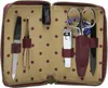 Esquire set de manucure Peru Manicure Set Red rouge foncé Voir les images du produit 4