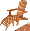 CASARIA® Sonnenliege Holz Wetterfest Klappbar 160kg Produktbild-Vorschau 1