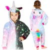 Detské pyžamo kigurumi, svietiaci jednorožec, veľkosti Náhľad obrázku produktu 1