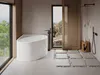 Eckbadewanne 100 x 100 x 58 cm Acryl Weiß glänzend 176 L Produktbild-Vorschau 2
