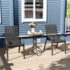 Outsunny Bistro-Set 3-teilig Wetterfest Gartenmöbel Set mit Produktbild-Vorschau 8