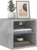 TV-kast met LED-verlichting, betonkleur, 30x28,5x30 cm Productafbeelding-voorbeeld 6