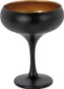 Sektschale schwarz gold 250 ml - 6er Set - Champagner Glas Produktbild-Vorschau 2