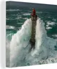 MuchoWow® - Leinwandbilder - Der französische Leuchtturm Produktbild-Vorschau 1
