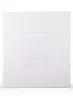 A white photo album with a debossed square in the center. Anteprima dell’immagine prodotto