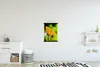 MuchoWow® Textilposter Schmetterling - Tiger - Blume 90x120 Produktbild-Vorschau 2