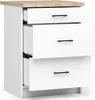Armoire de cuisine OLIWIA S 60cm 3 tiroirs Blanc avec plan Voir les images du produit 2