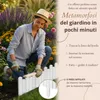 Floranica Steccato in legno 200 x 40 cm, Bianco – bordo Anteprima dell’immagine prodotto 5