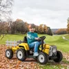 FCH 12V 7Ah Elektrotraktor mit abnehmbarem Anhänger und Produktbild-Vorschau 2