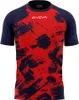 Givova Art Kurzarm-t-shirt Rot,Blau M Mann Rot,Blau M Produktbild-Vorschau 1