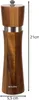 A wooden pepper mill with measurement indicators. Náhled obrázku produktu