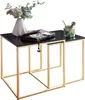 Schwarz-Goldenes Tischset - Moderne Metall- und Produktbild-Vorschau 1