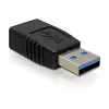 DeLOCK USB 3.0-A Adapter, USB-A, USB-A, Schwarz Produktbild-Vorschau 1