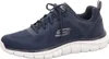 A single blue Skechers sneaker is shown from the side against a white background. Anteprima dell’immagine prodotto