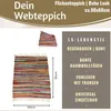 LS-LebenStil Fleckerlteppich Dehli 90x60cm Teppich Bunt Produktbild-Vorschau 2