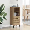 vidaXL Credenza Artisan in rovere 34 x 34,5 x 90 cm Anteprima dell’immagine prodotto 4