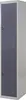 A tall, narrow metal locker with two doors, presented against a white background. Anteprima dell’immagine prodotto