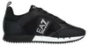 EA7 Sportliche Mesh-Sneaker mit Logo, Schwarz 43 EU Produktbild-Vorschau 3