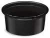 500x Dressingbecher Feinkostbecher schwarz PP 80 ml  Ø 70 Produktbild-Vorschau 1