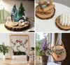 6 Stück Holzscheiben zum Basteln, Baumscheiben 18-20cm Produktbild-Vorschau 7