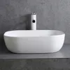 Umywalka nablatowa, ceramiczna, łazienkowa, biała, Podgląd zdjęcia produktu 9