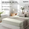Komfortec 2er Pack Jersey Spannbettlaken 90x200 cm, 100% Produktbild-Vorschau 6
