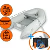 EBERTH Schlauchboot Angelboot Paddelboot aus robustem PVC Produktbild-Vorschau 2