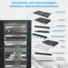 Extralink Rackmount-Schrank 27U 600x1000 Schwarz stehend - Produktbild-Vorschau 2