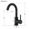 A diagram of a black kitchen faucet with dimensions indicated. Produktbild-Vorschau