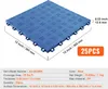 A single blue interlocking garage floor tile with dimensions and quantity information. Anteprima dell’immagine prodotto